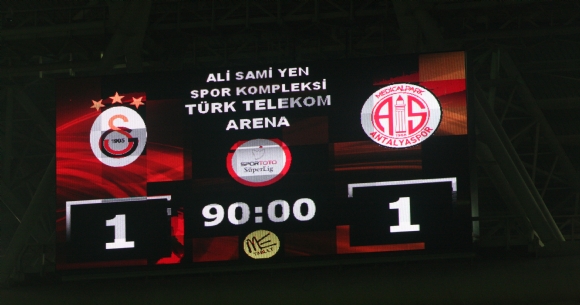 Galatasaray:1 MP Antalyaspor:1
